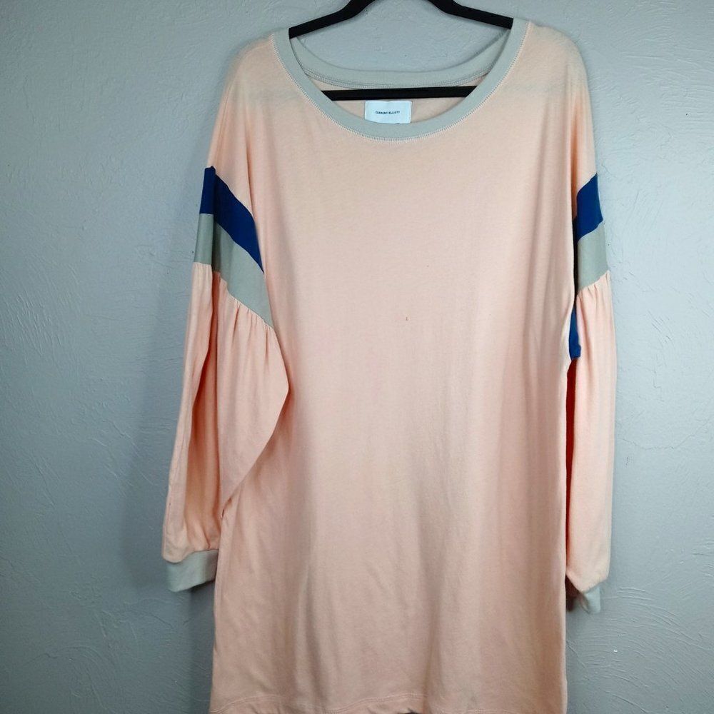 Current /Elliott Color Block Bubble Sleeve Tunic